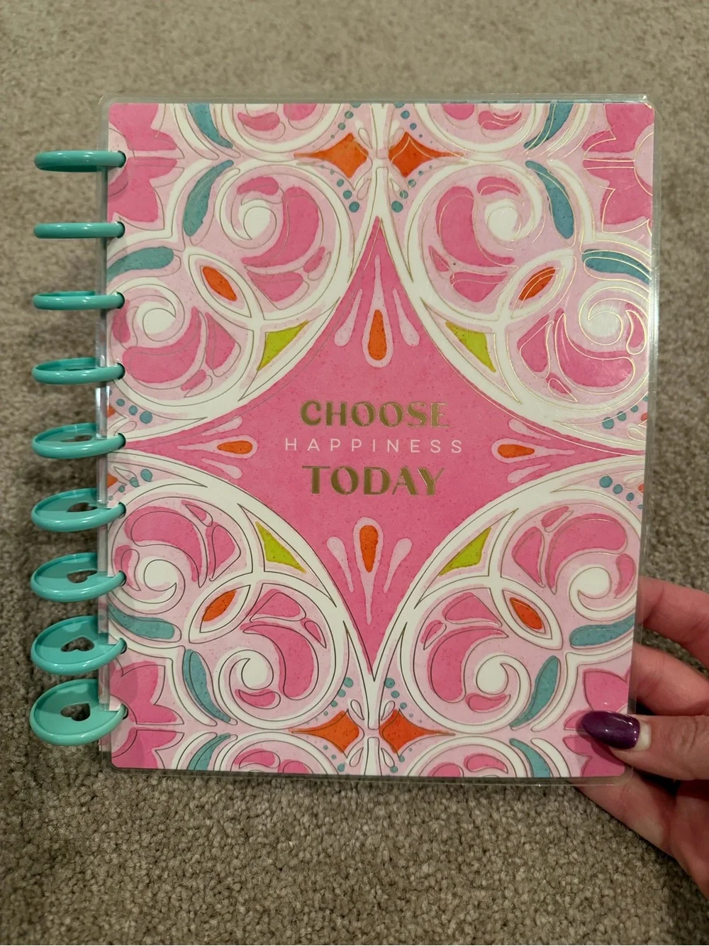 Happy Planner Classic 4 Pc Floral Folder Dashboard Accessory Bundle Boho